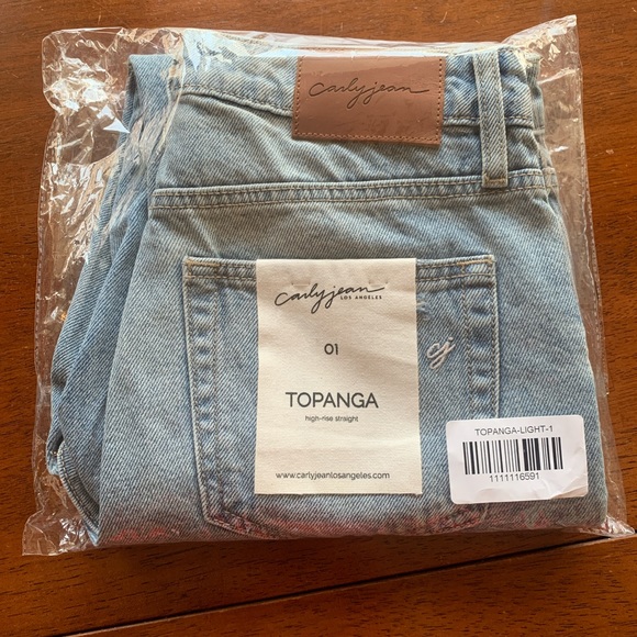 Carly Jean Los Angeles Topanga Boyfriend Jeans - Size 1 - Picture 6 of 10